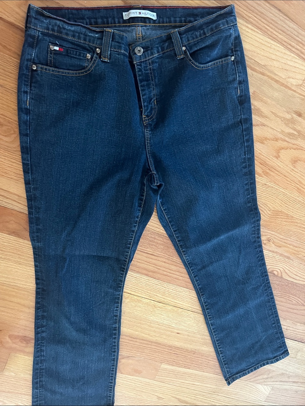 Tommy Hilfiger Women's Skinny Jeans in Dark Blue Denim